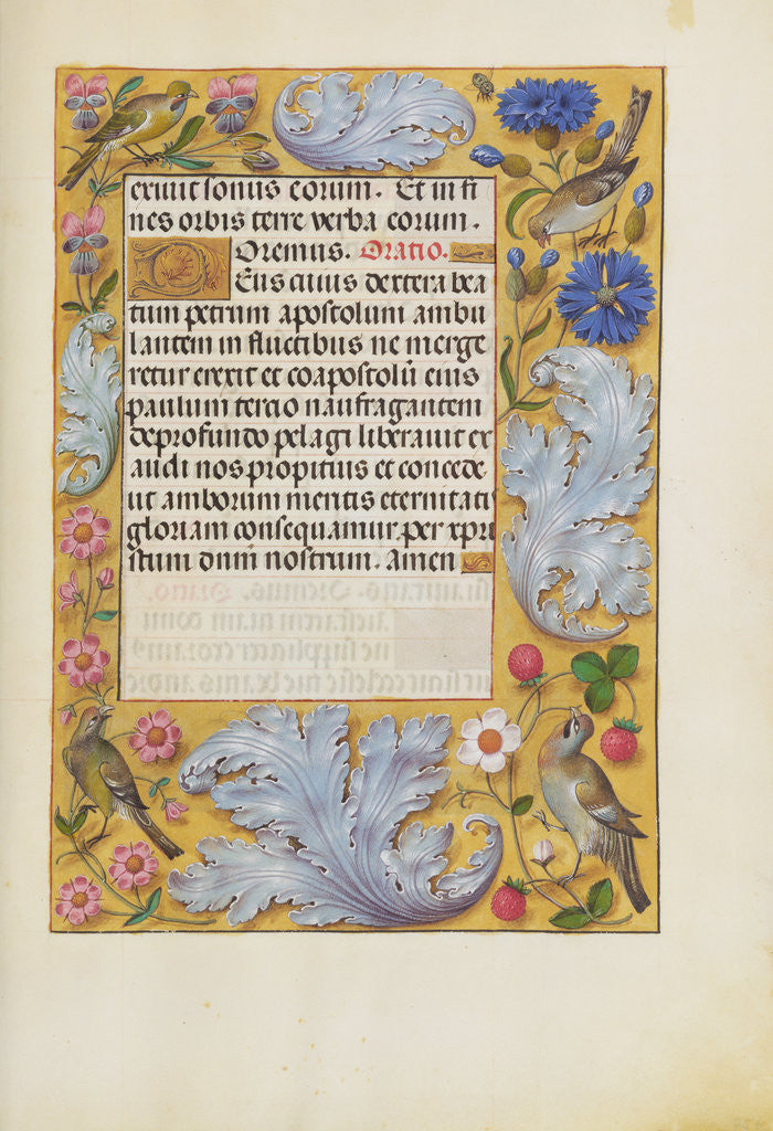 Detail of Decorated Text Page by Anonymous