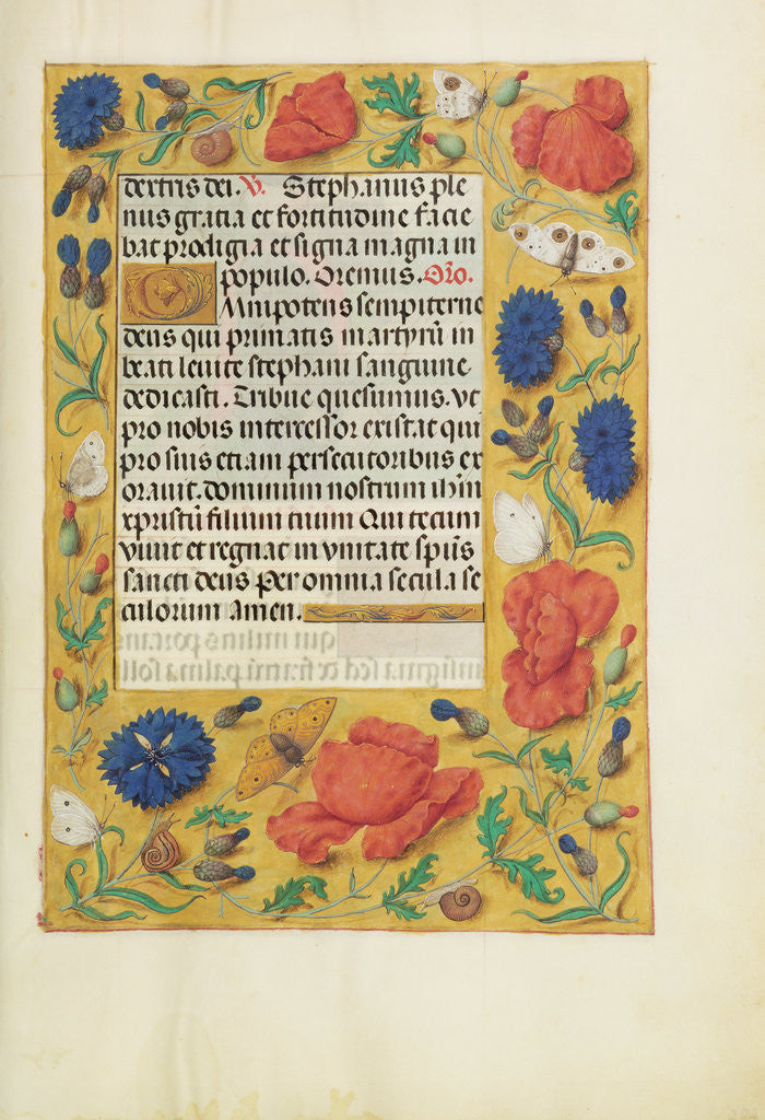 Detail of Decorated Text Page by Anonymous