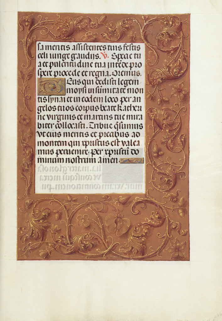 Detail of Decorated Text Page by Anonymous