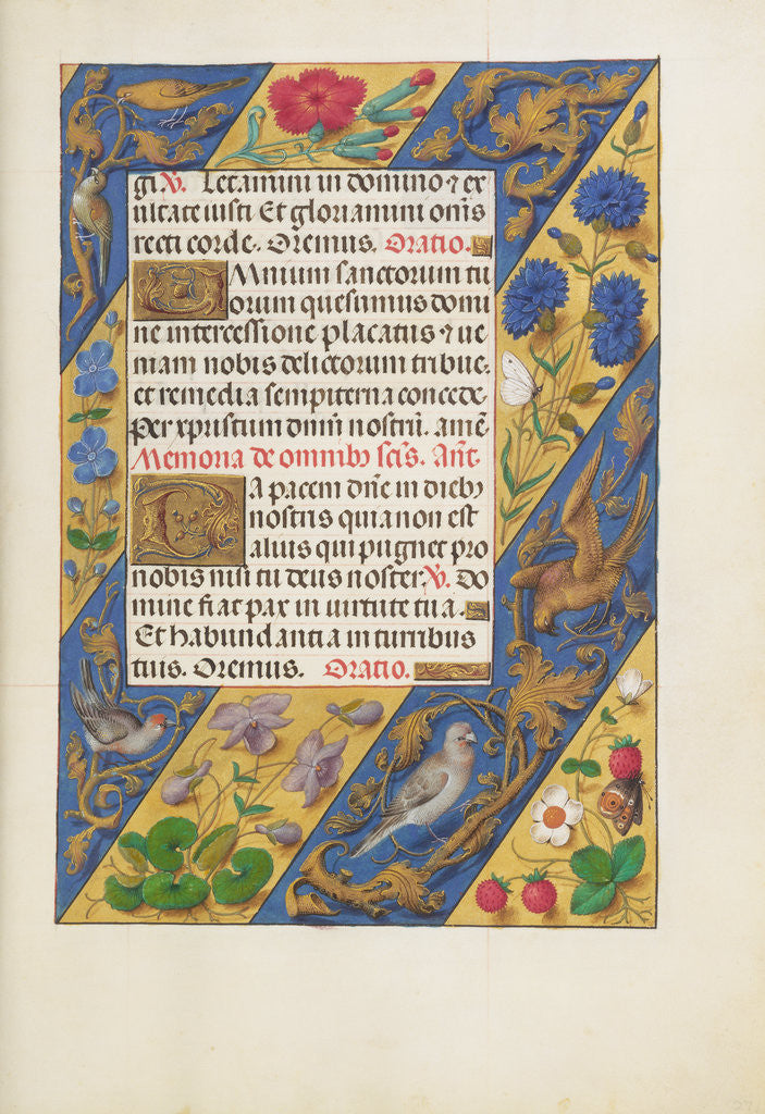Detail of Decorated Text Page by Anonymous