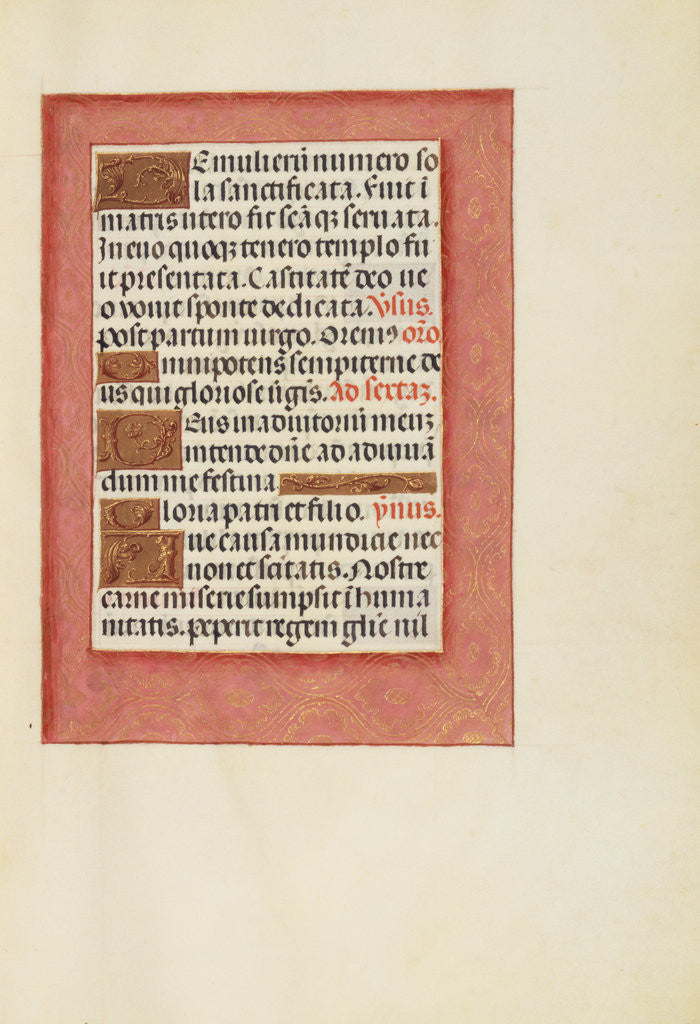 Detail of Decorated Text Page by Anonymous