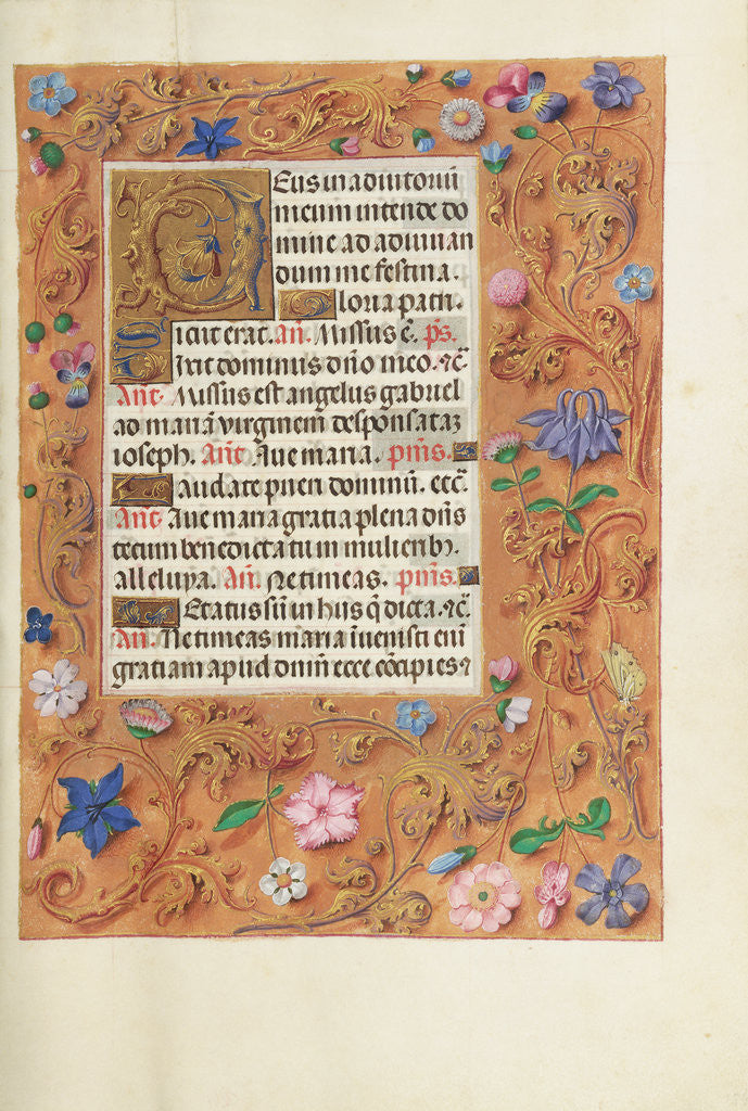 Detail of Decorated Text Page by Anonymous