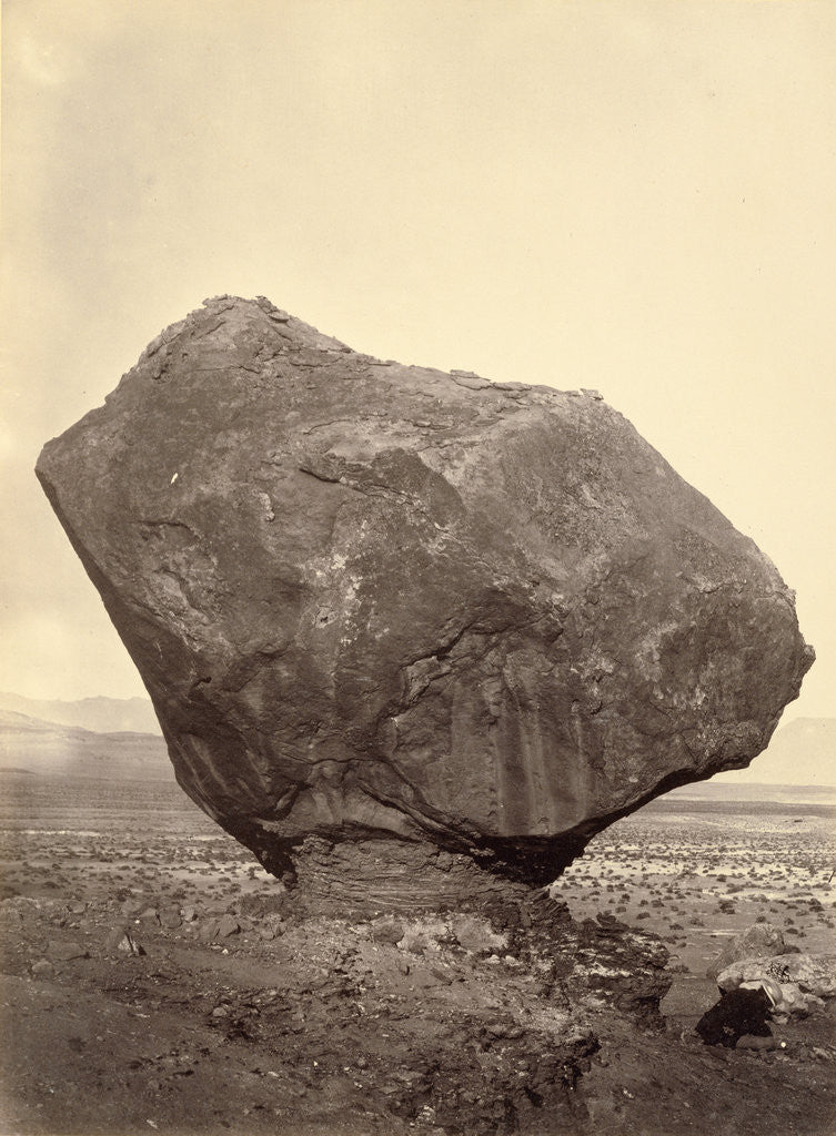 Detail of Perched Rock, Rocker Creek, Arizona by William H. Bell