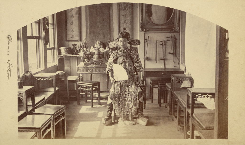 Detail of Chinese Actor by Carleton Watkins