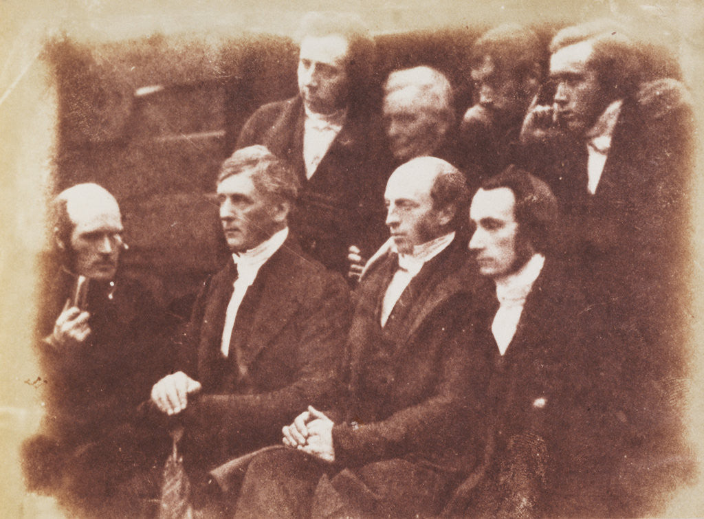 Detail of Arbroath Presbytery Group by Hill & Adamson