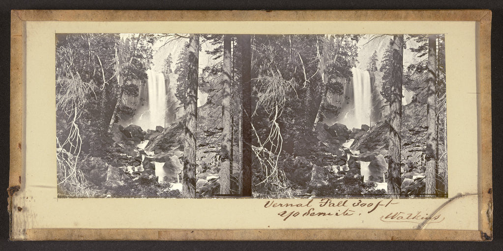 Detail of Inverted in the Tide Stand the Grey Rocks. by Carleton Watkins