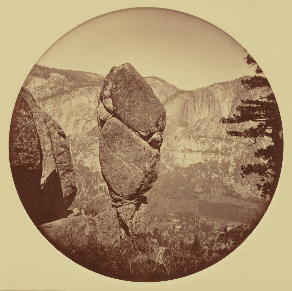 Detail of Agassiz Column, Yosemite by Carleton Watkins