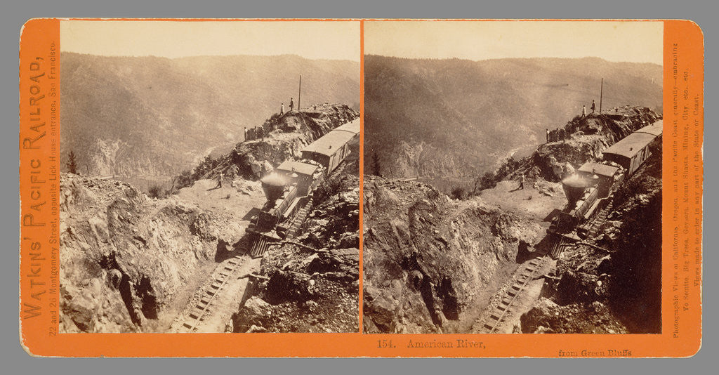 Detail of American River, from Green Bluffs by Alfred A. Hart