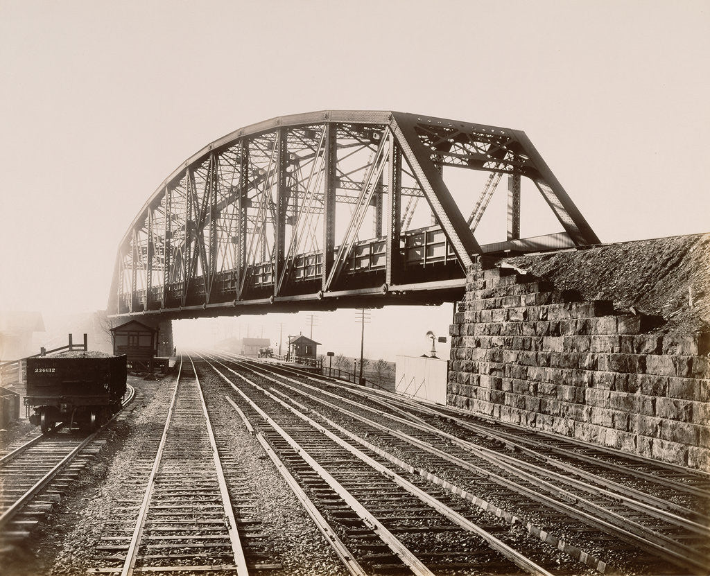 Detail of Low grade Crossing at Whitford. by William H. Rau