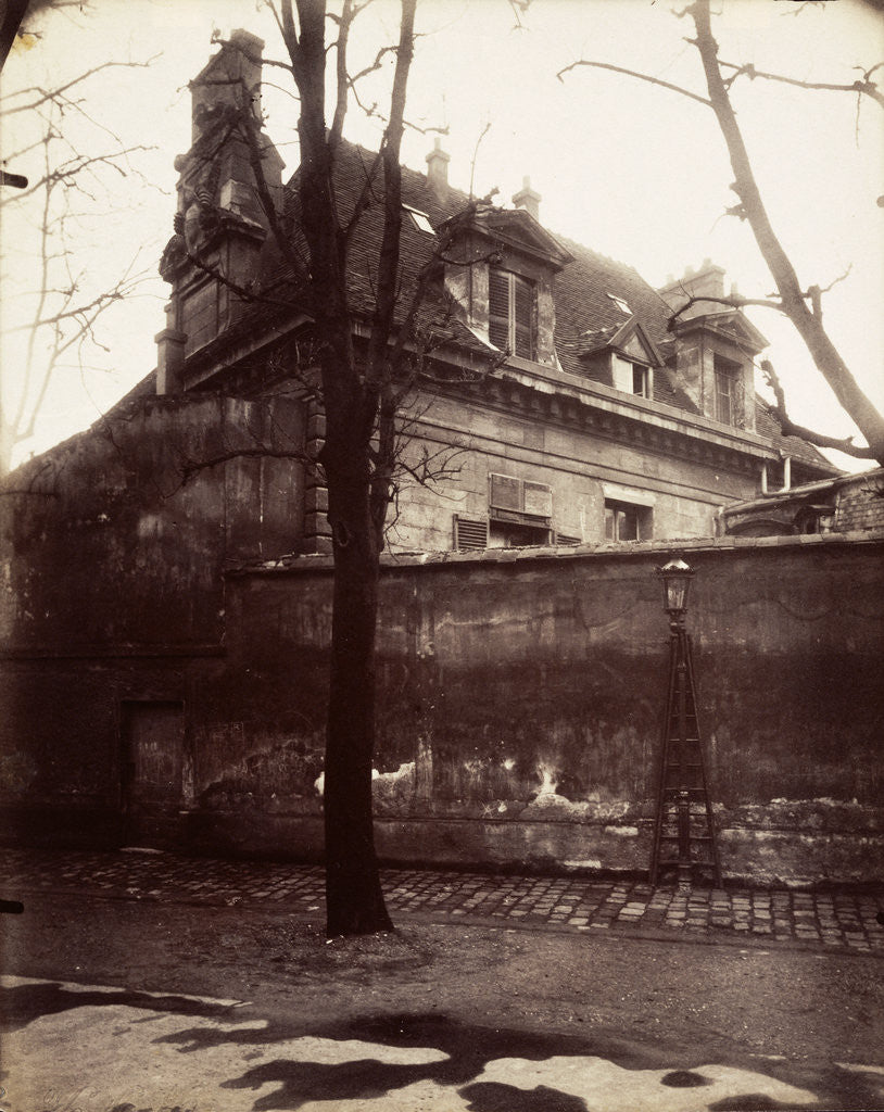 Detail of Ancien Couvent, Avenue de l'Observatoire (Old Convent, avenue d l'Observatoire) by Eugène Atget