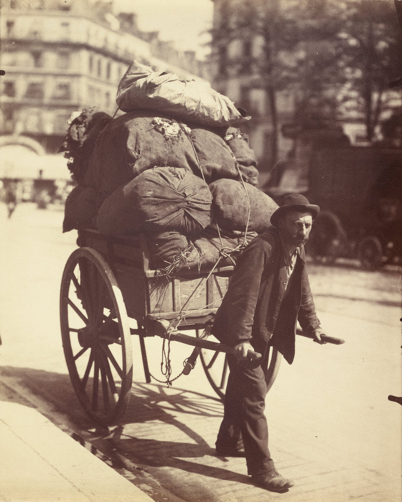 Detail of Chiffonier (Ragpicker) by Eugène Atget