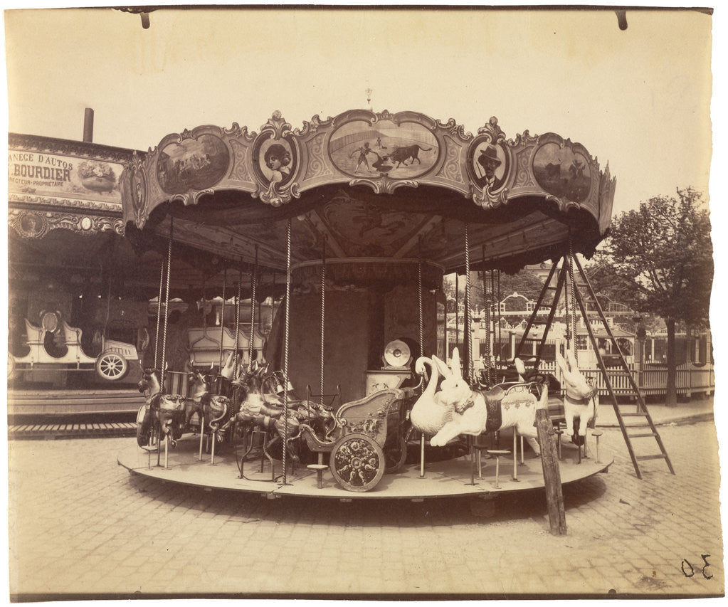 Detail of Fête du Trône by Eugène Atget