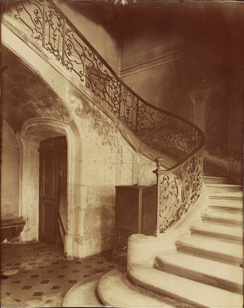 Detail of Hotel de la Brinvilliers, l'empoisonneuse, Rue Charles V 12 by Eugène Atget