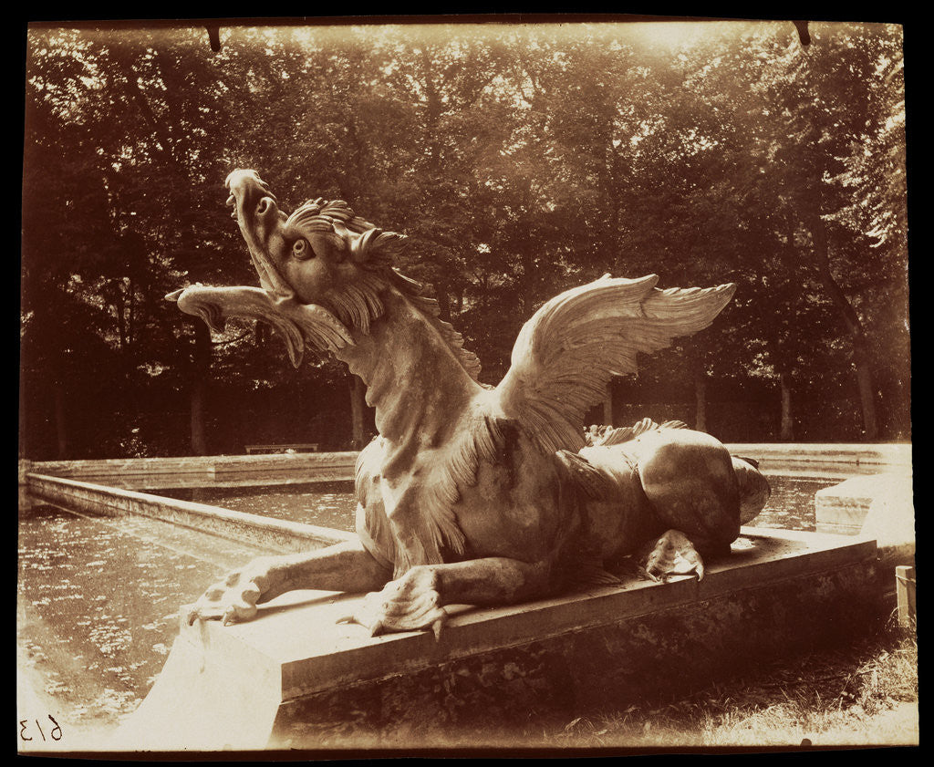Detail of Grand Trianon, Dragon par Hardy by Eugène Atget