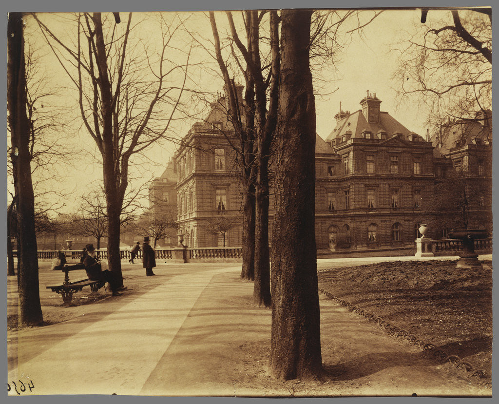 Detail of Jardin du Luxembourg (Luxembourg Gardens) by Eugène Atget