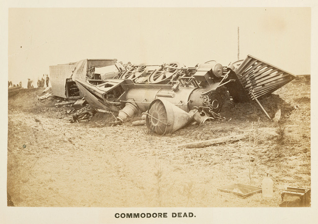 Detail of Commodore Dead. by A.J. Russell