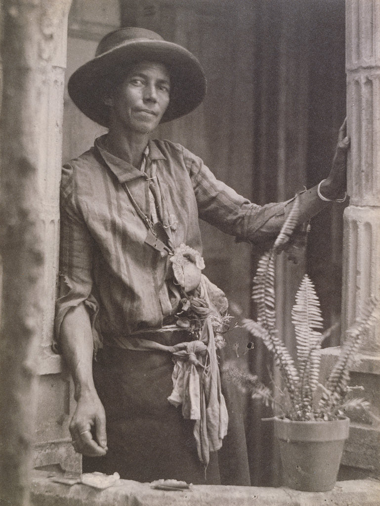 Detail of The Herbalist, Probably Louisiana or South Carolina by Doris Ulmann