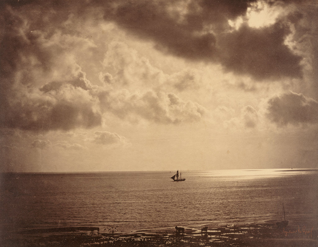 Detail of The Brig by Gustave Le Gray