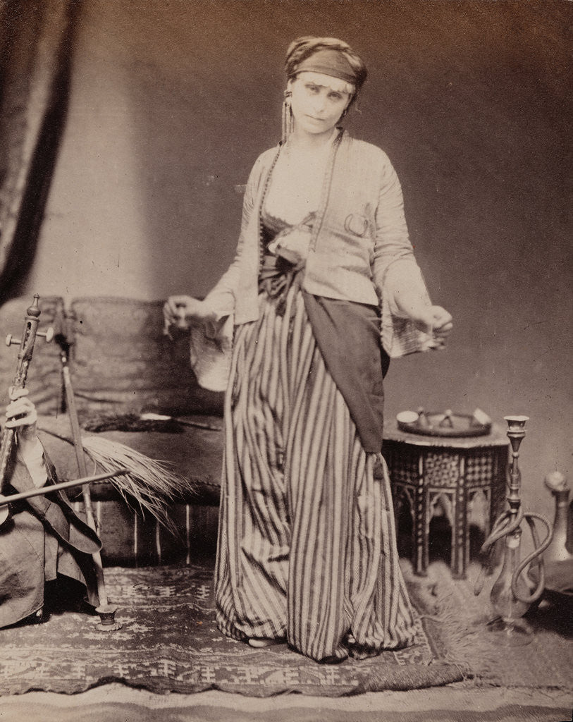 Detail of Egyptian Dancing Girl by Roger Fenton