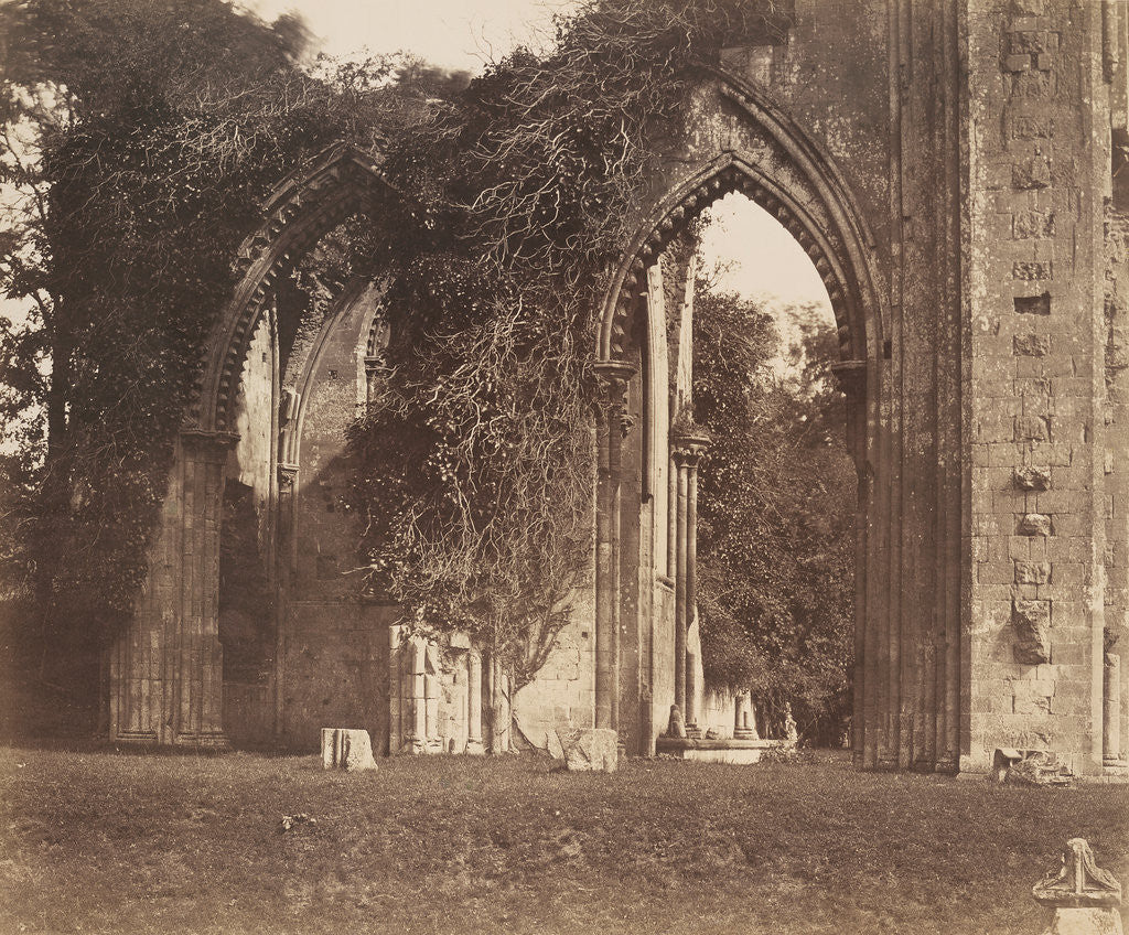 Detail of Glastonbury Abbey, Arches of the North Aisle by Roger Fenton