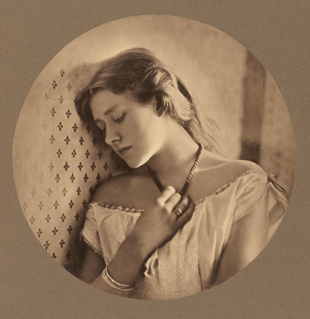 Detail of Ellen Terry at Age Sixteen by Julia Margaret Cameron