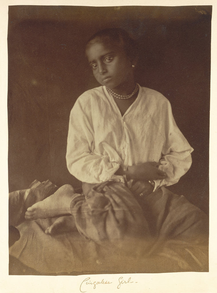 Detail of Girl, Ceylon by Julia Margaret Cameron