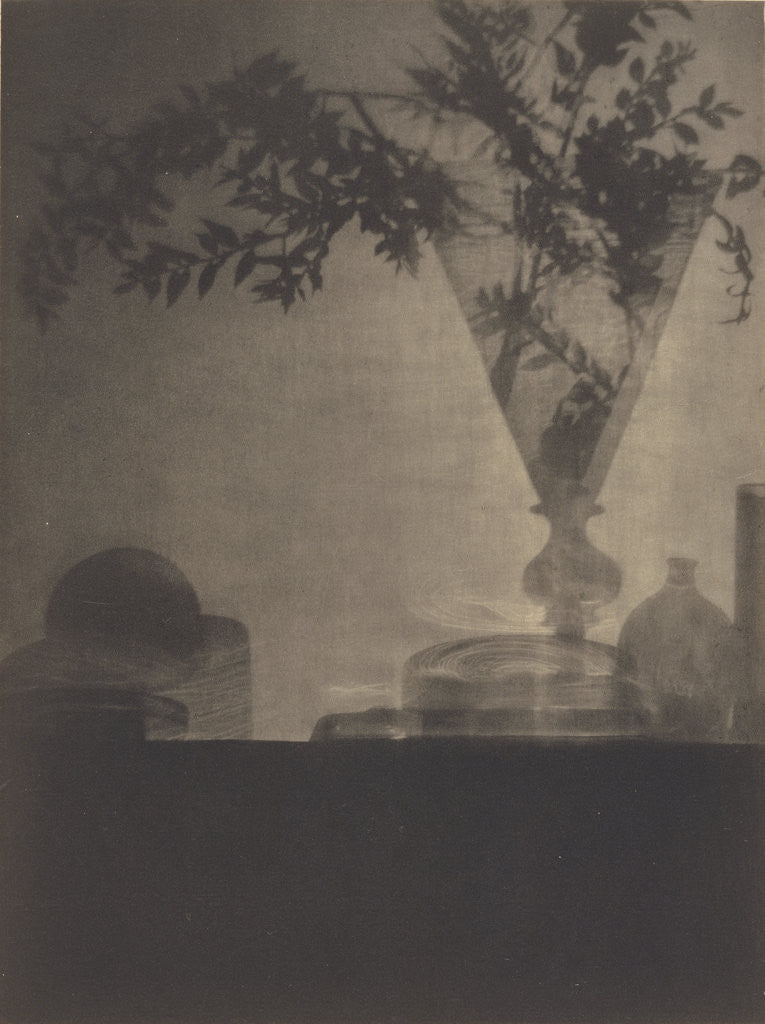 Detail of Glass and Shadows by Baron Adolf De Meyer