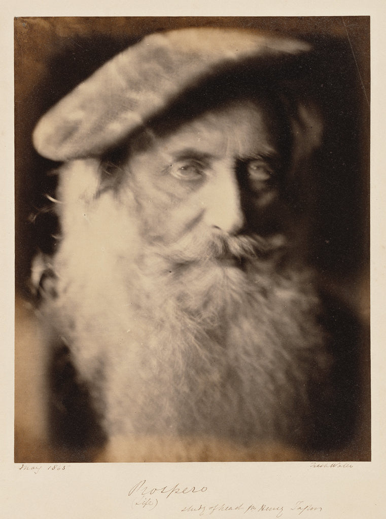 Detail of Prospero by Julia Margaret Cameron