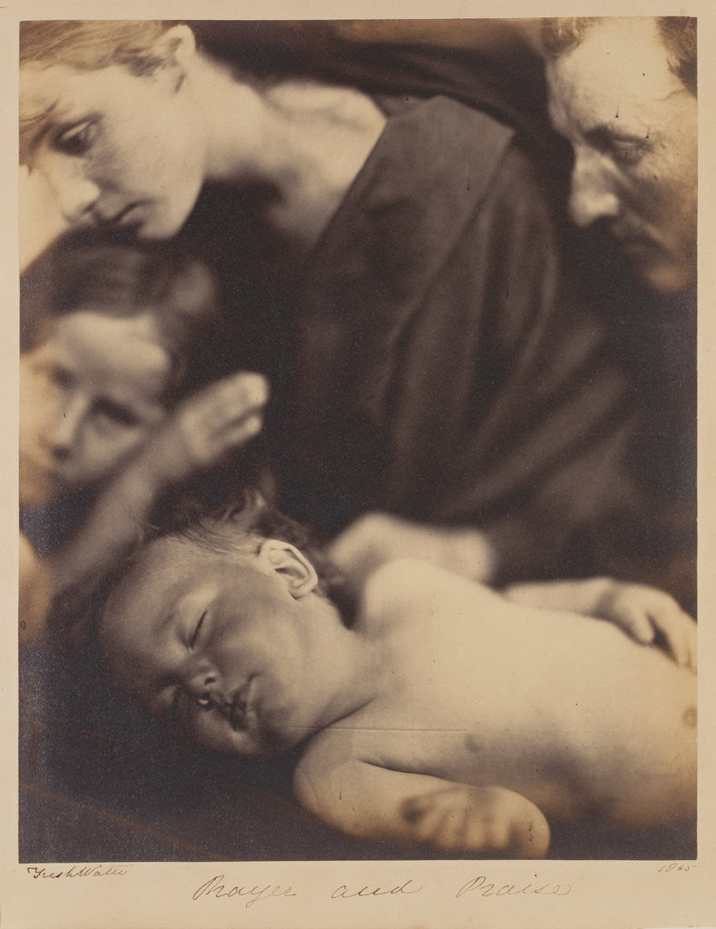 Detail of Prayer and Praise by Julia Margaret Cameron