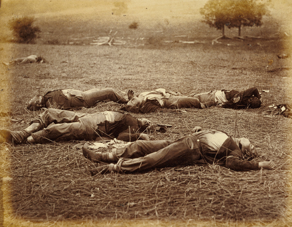Detail of Field Where General Reynolds Fell, Gettysburg by Timothy H. O'Sullivan
