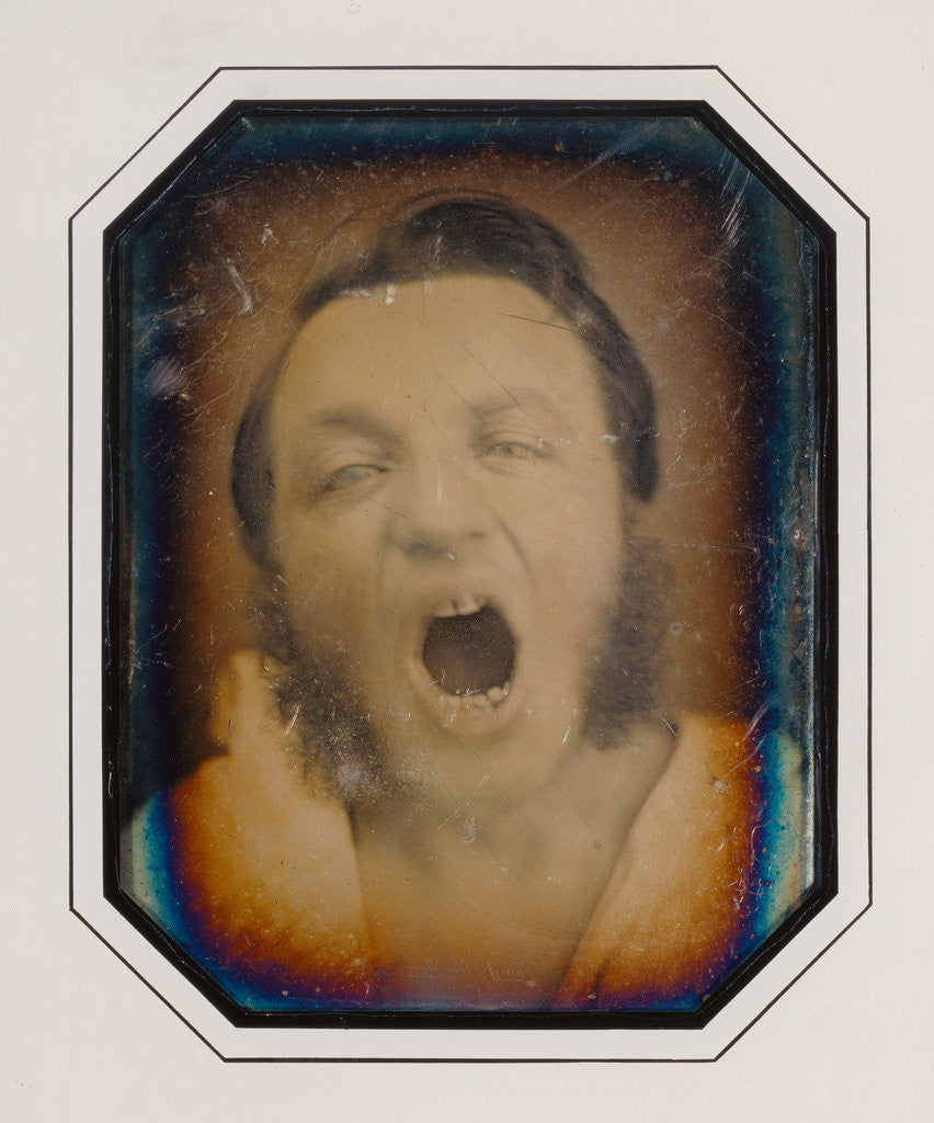 Detail of Man with Open Mouth by Anonymous