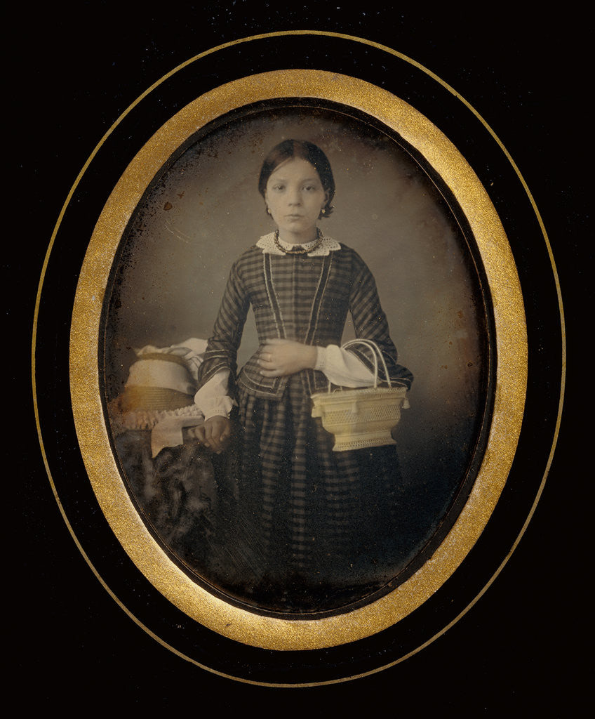 Detail of Girl Holding a Basket by Atelier Héliographique