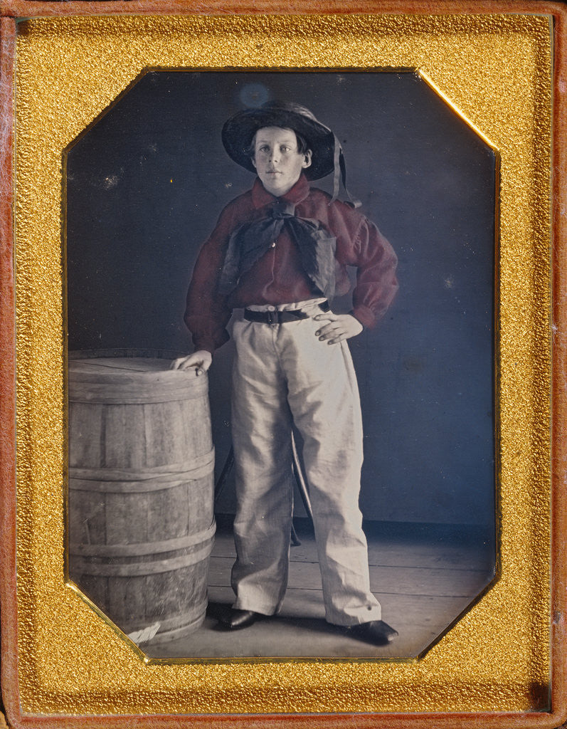 Detail of Portrait of a Young Sailor by Anonymous