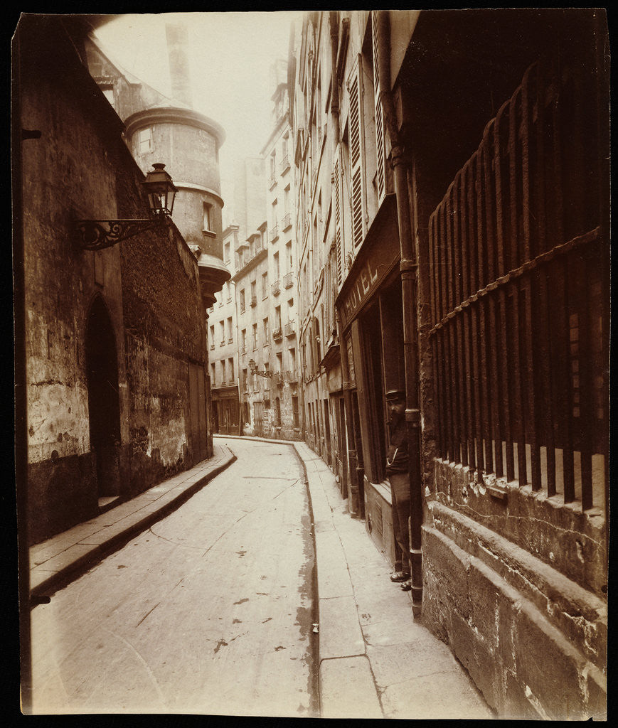 Detail of Rue de l'Hôtel-de-Ville by Eugène Atget