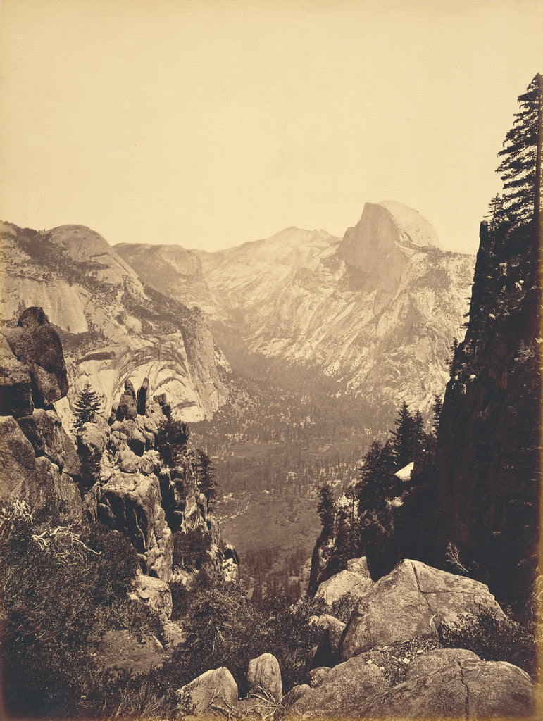 Detail of The Domes from Moran Point by Carleton Watkins