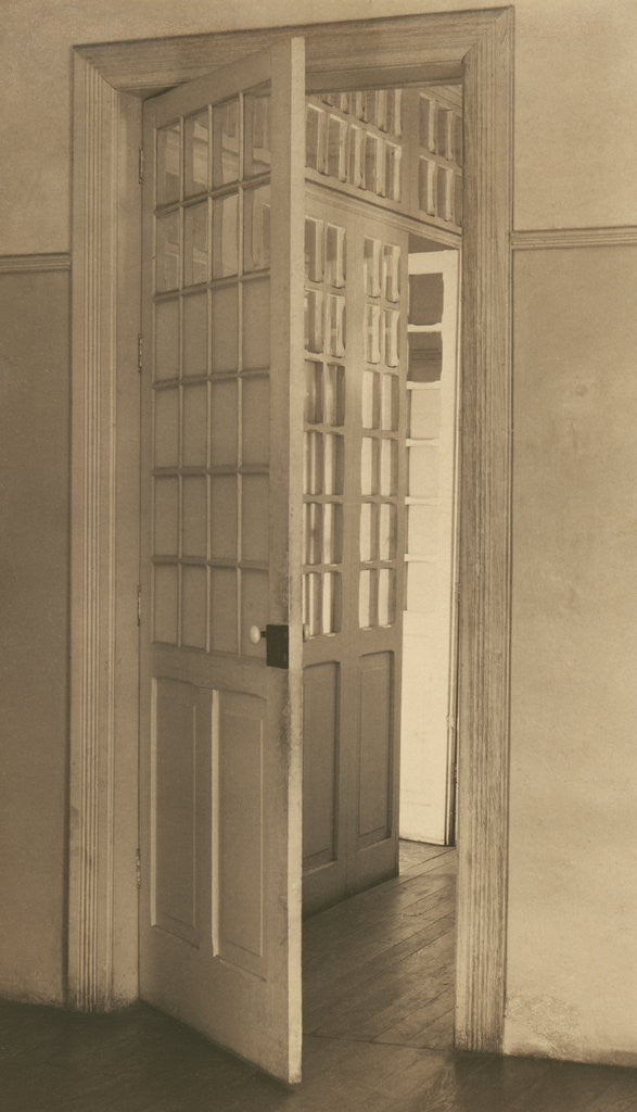Detail of Open Doors, Mexico City by Tina Modotti