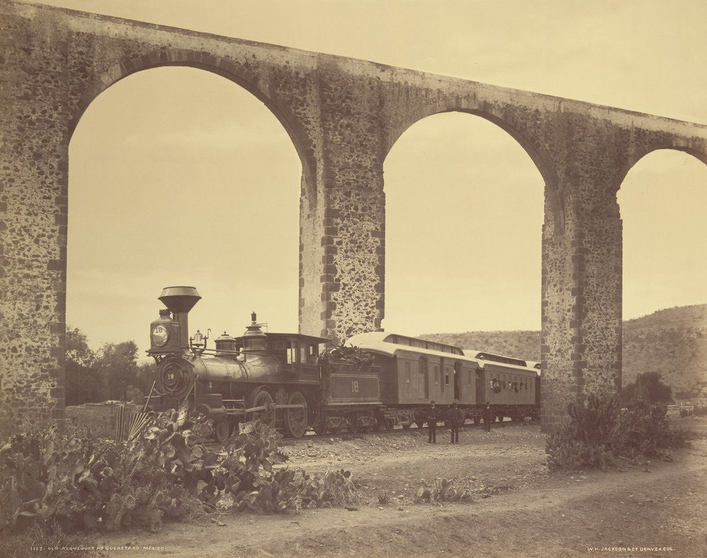 Detail of Old Aqueduct at Querétaro, Mexico by William Henry Jackson