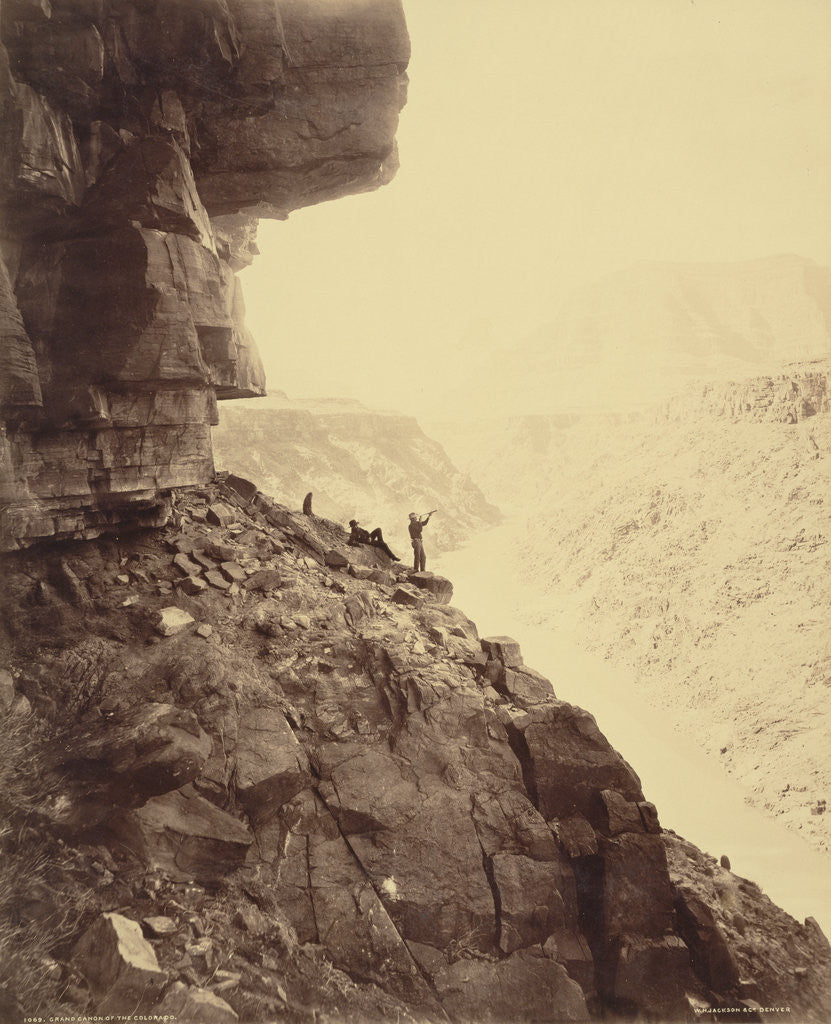 Detail of Grand Canyon of the Colorado River by William Henry Jackson