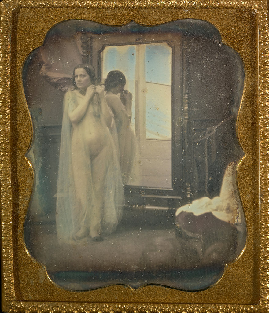Detail of Nude at Mirror by Anonymous