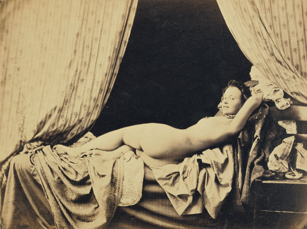 Detail of Female Nude by Félix Jacques Moulin