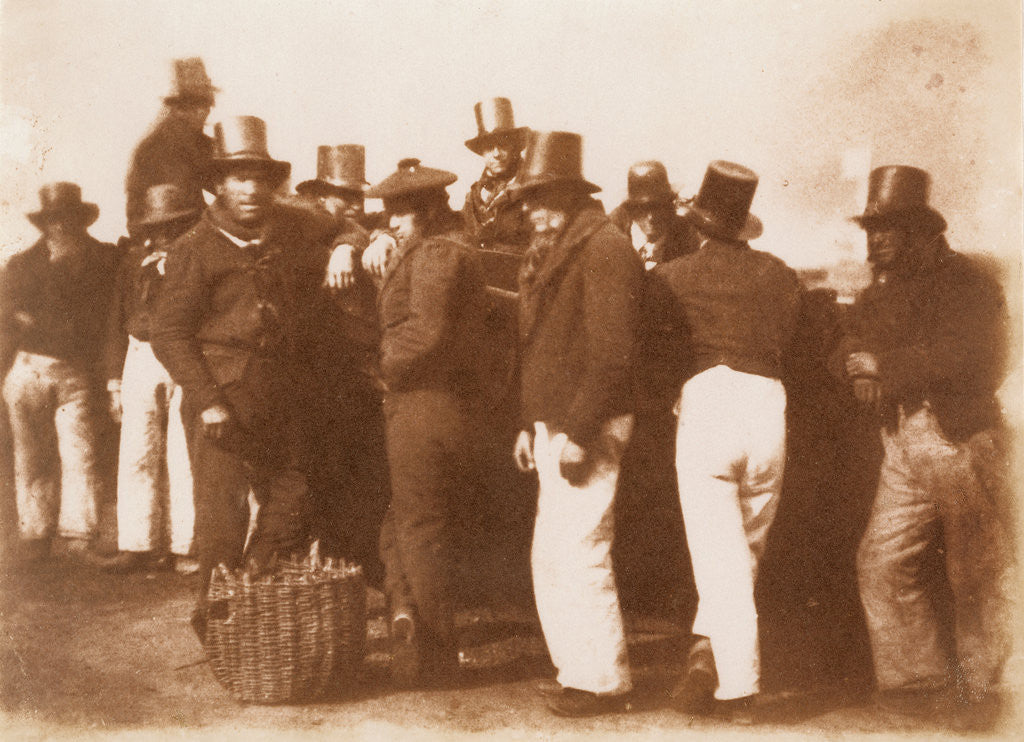 Detail of Newhaven Fishermen by Hill & Adamson