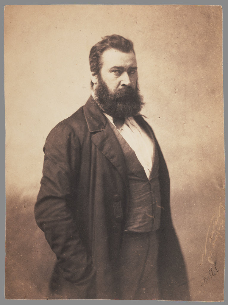 Detail of Jean-François Millet by Nadar [Gaspard Félix Tournachon]