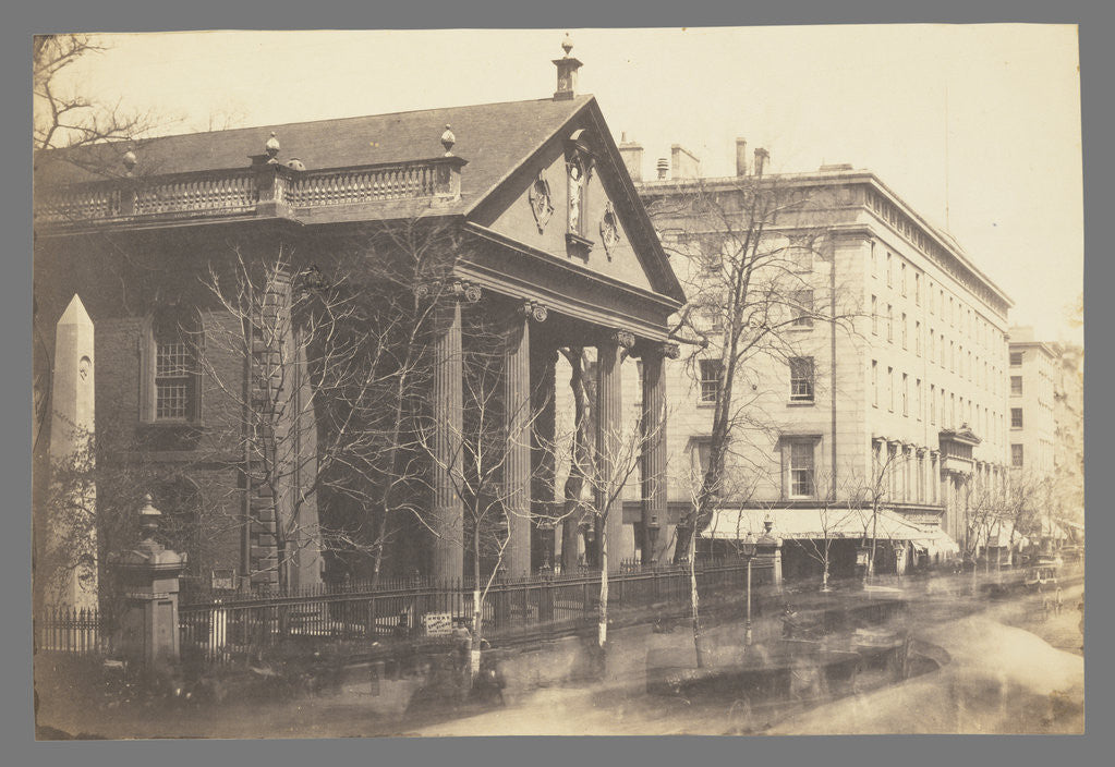 Detail of Fifth Avenue Looking South from Thirteenth Street by Silas A. Holmes