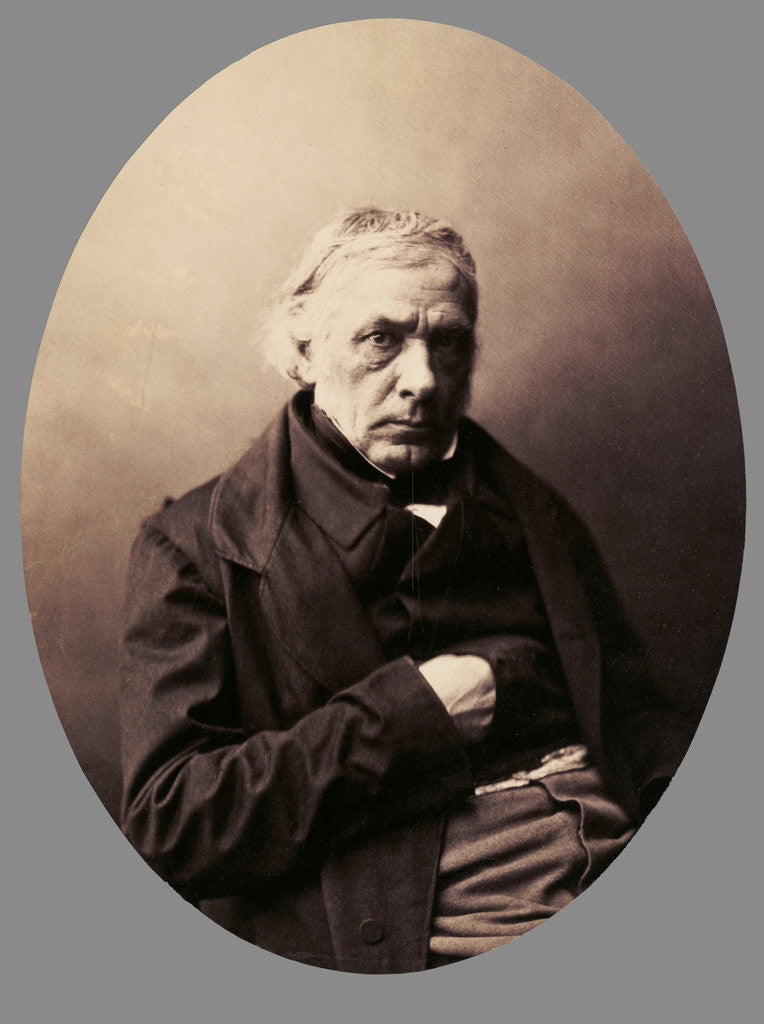 Detail of Portrait of Victor Cousin by Gustave Le Gray