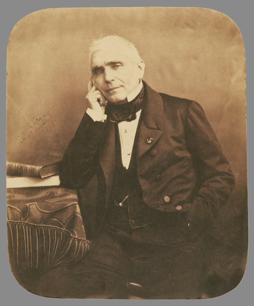 Detail of Augustin-Eugène Scribe playwright, librettist by Nadar [Gaspard Félix Tournachon]
