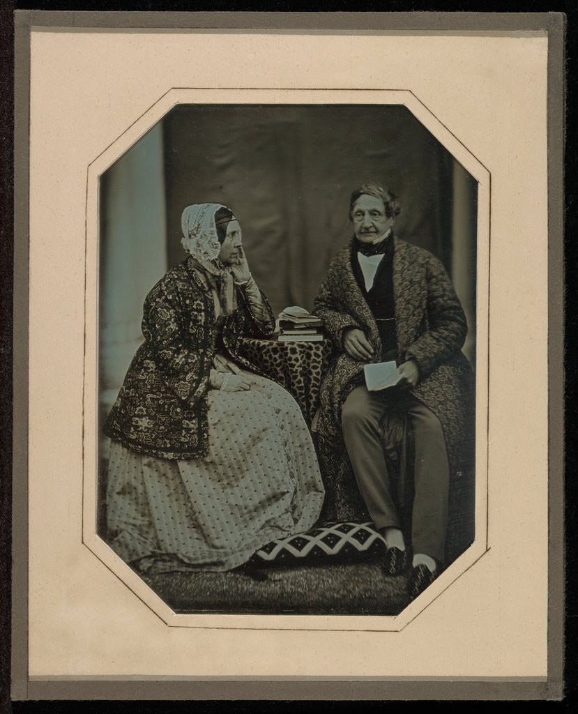 Detail of Jean-Gabriel Eynard and Anne Eynard by Jean-Gabriel Eynard