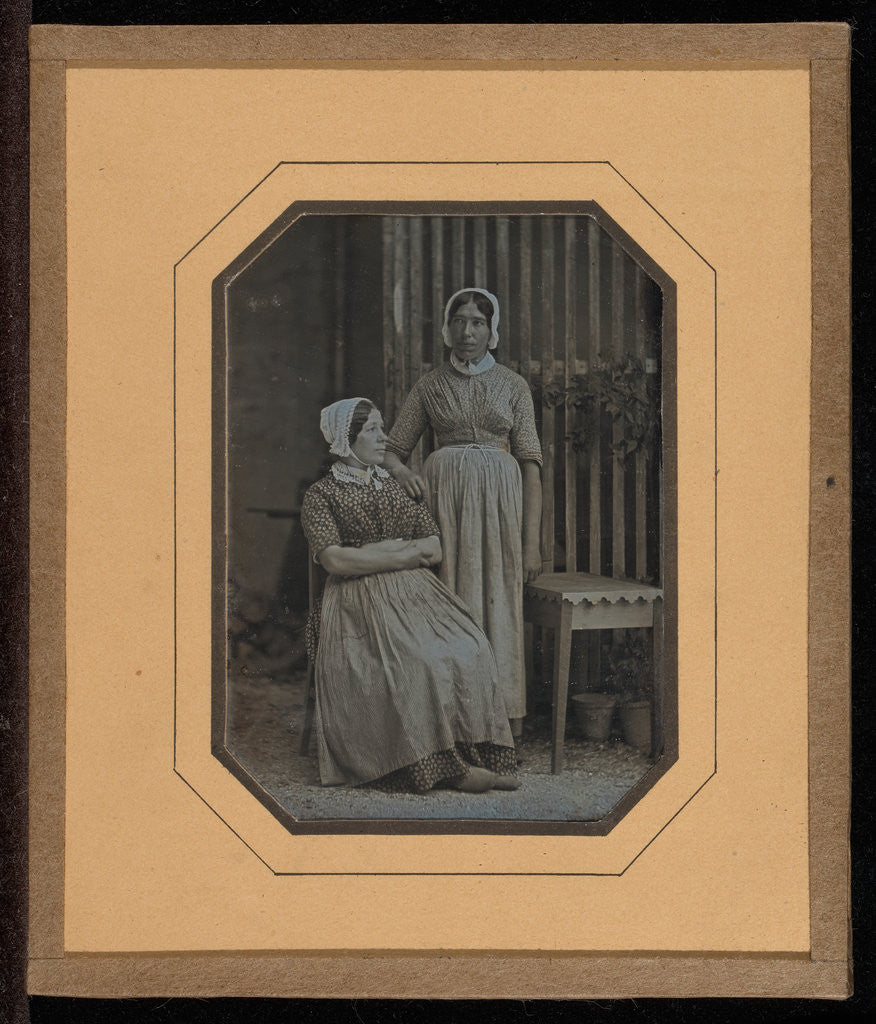 Detail of Portrait of Two Servants: Lisette Gilliard and Susette by Jean-Gabriel Eynard