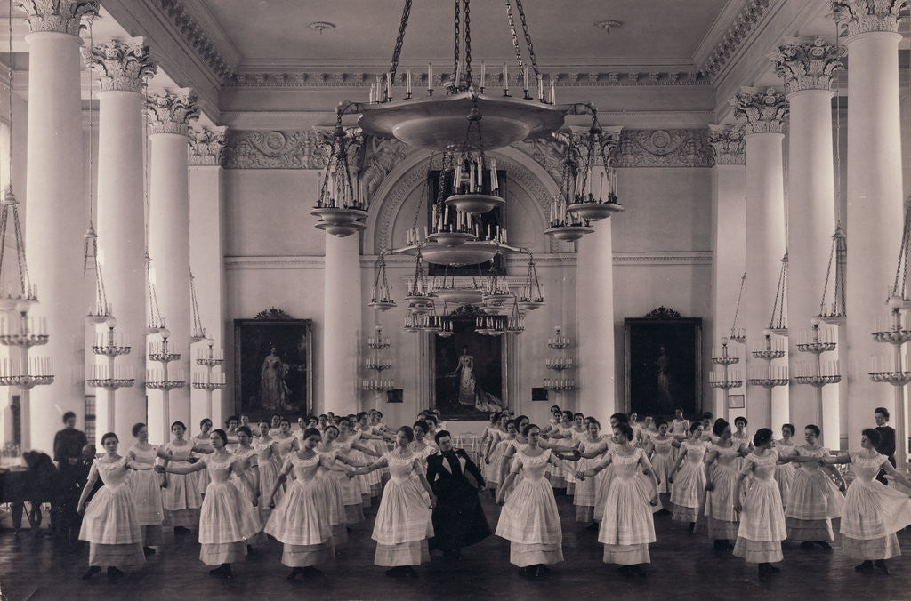 Detail of Dancing Lesson, the Mazurka. by Karl Karlovitz Bulla