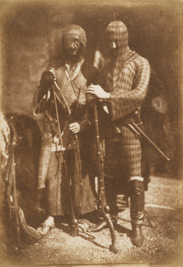 Detail of Lane and Peddie as Afghans by Hill & Adamson