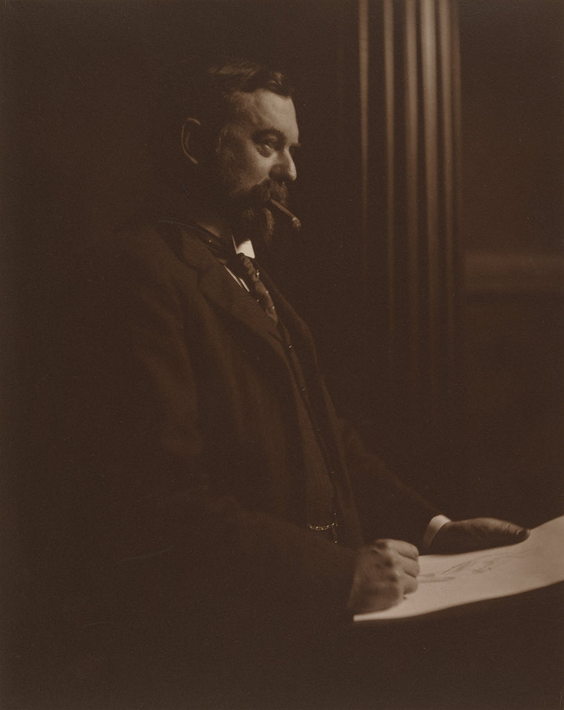 Detail of John Singer Sargent by Sarah Choate Sears